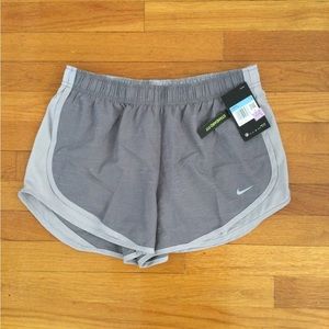 Nike gray running short, size M, brand new